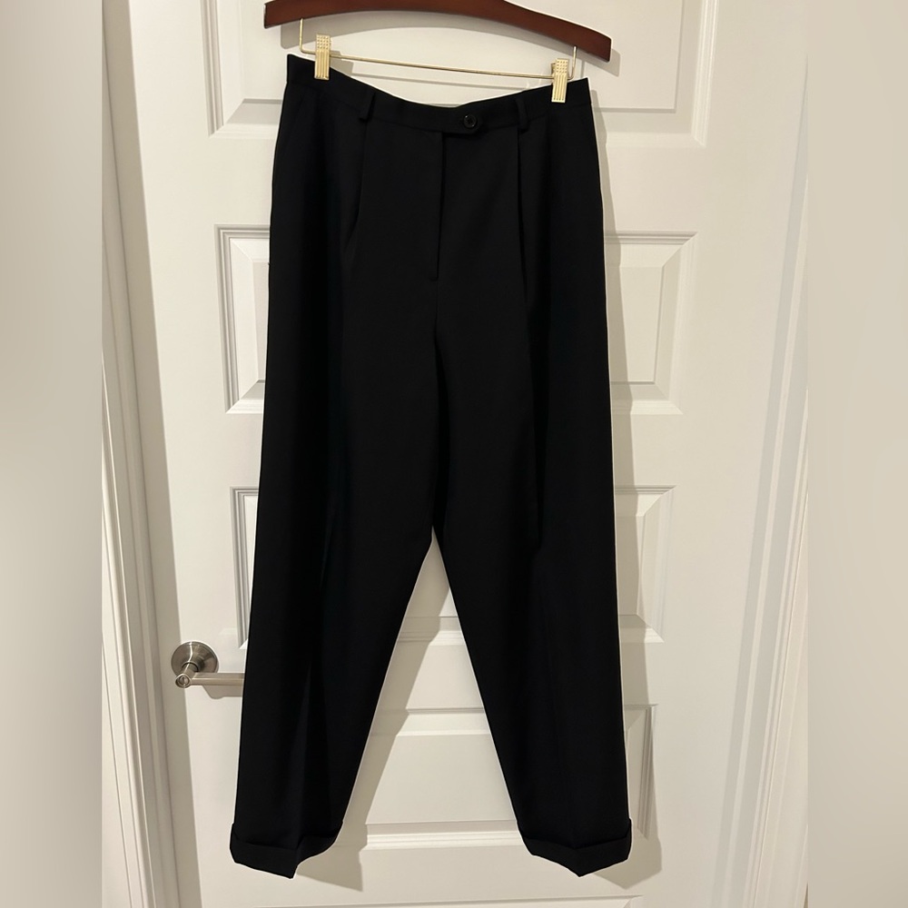 Talbots Vintage Wool Pants Black Size 12